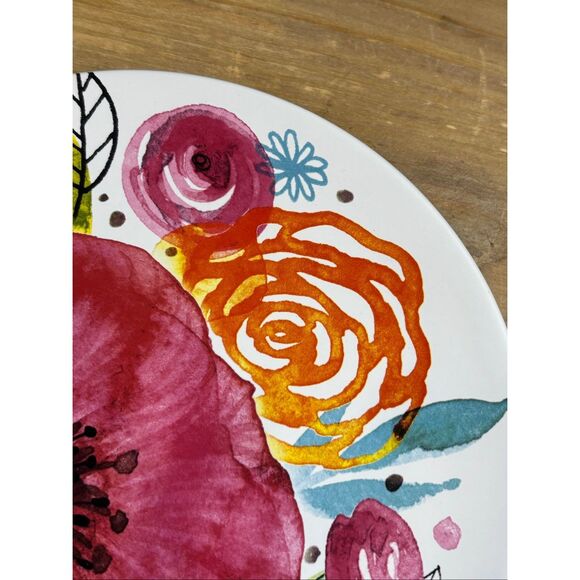 Certified International "Poppy" salad plate 9” by Jennifer Wambach - Picture 3 of 7